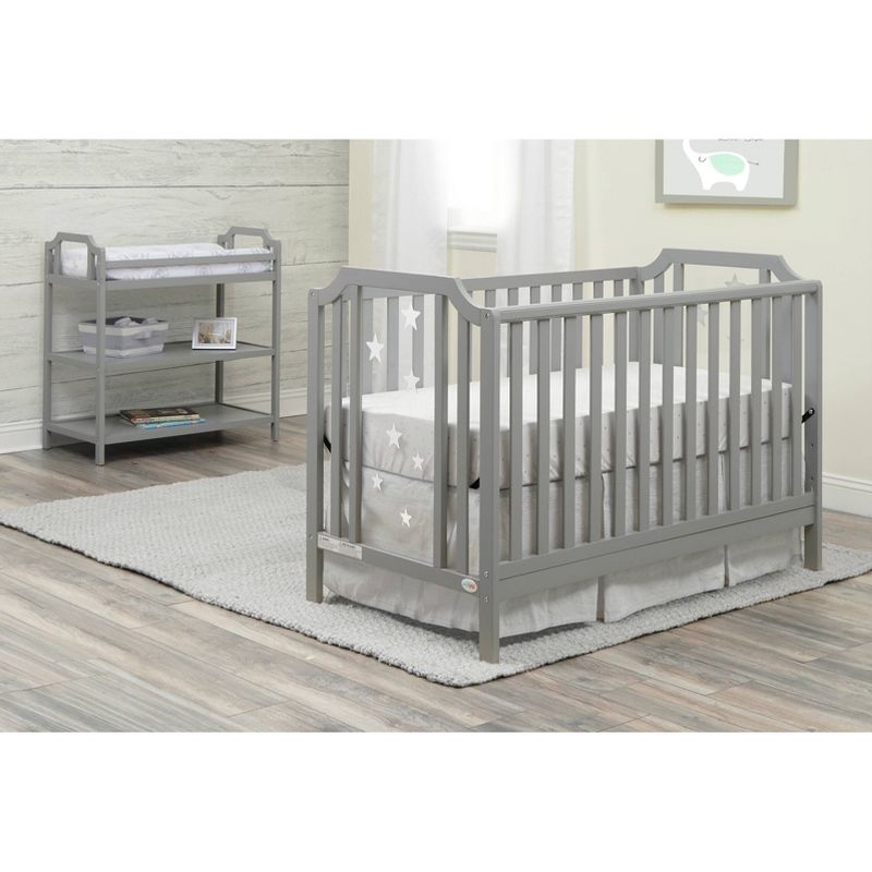 Hankel Changing Table - Pure White and Weathered Oak - South Shore