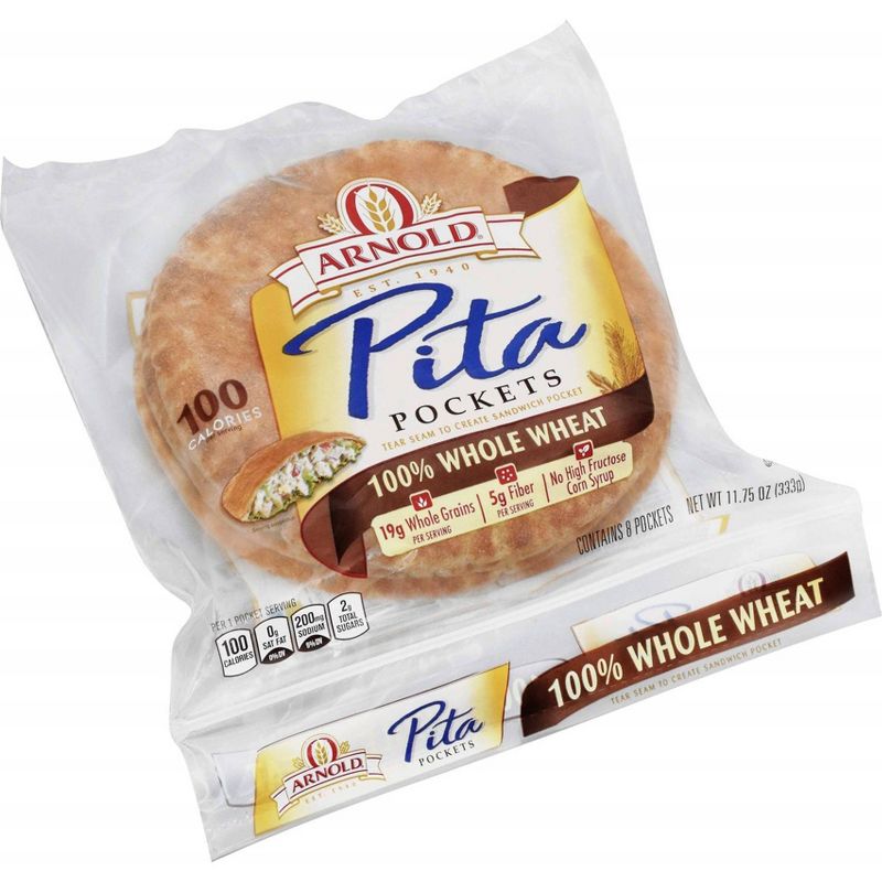 Oroweat Whole Wheat Pocket Thins - 11.75oz/8ct