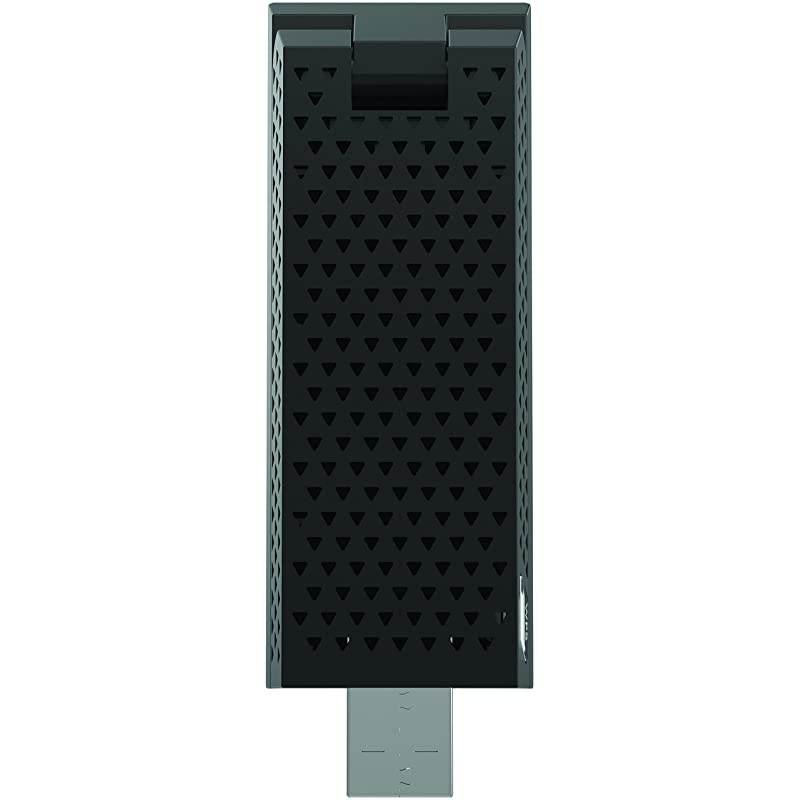 AC1200 Wi-Fi USB Adapter High Gain Dual Band USB 3.0 (A6210-100PAS), Black