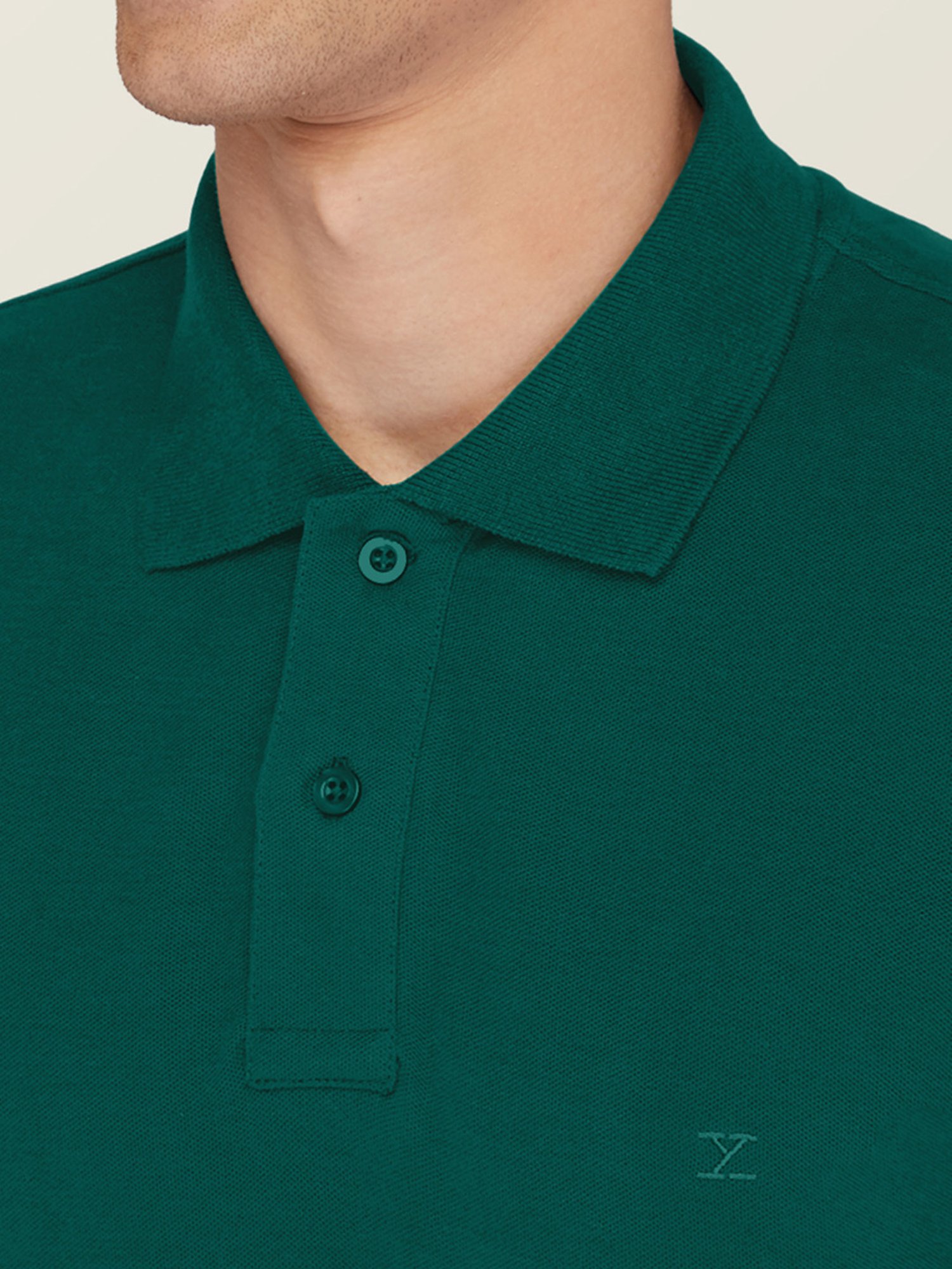 XYXX Dark Green Polo T-Shirt