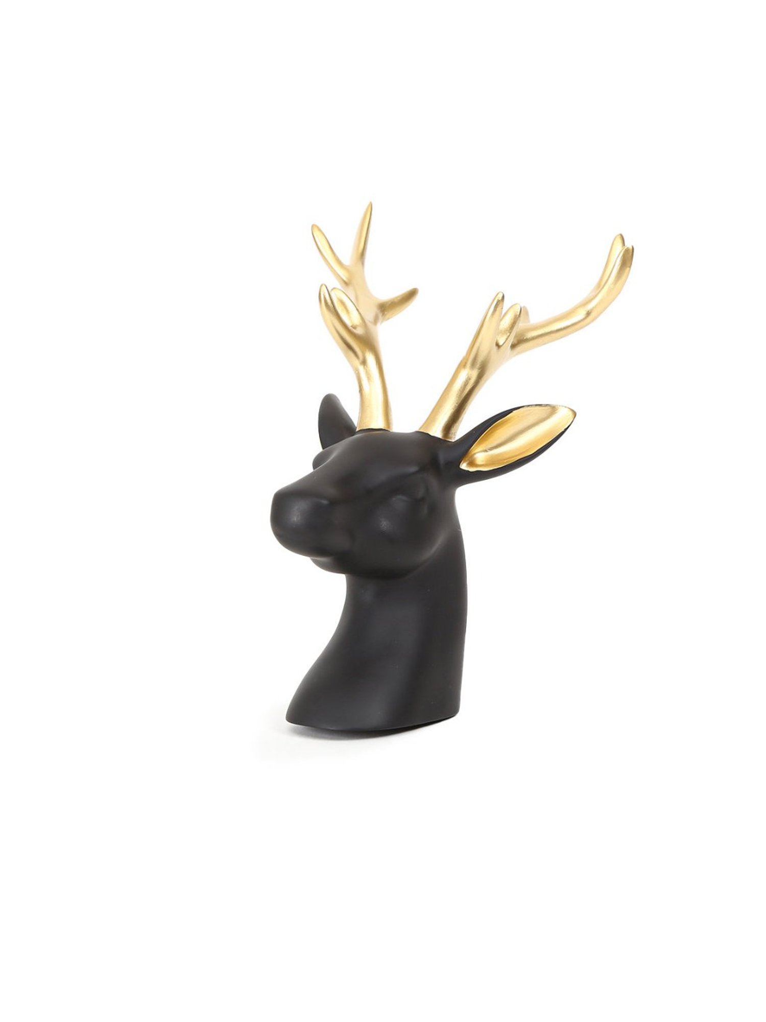 Tayhaa Brown Resin Fiery Tiger Head Showpiece