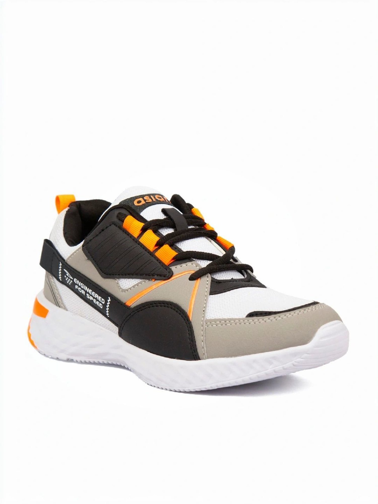 Asian Men's Grey Running Shoes