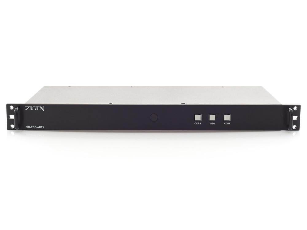 Zigen ZIG-POE-AHTX HDBaseT Rack Mount Auto-Switching Transmitter (UHD/PoE Up/Down Stream)
