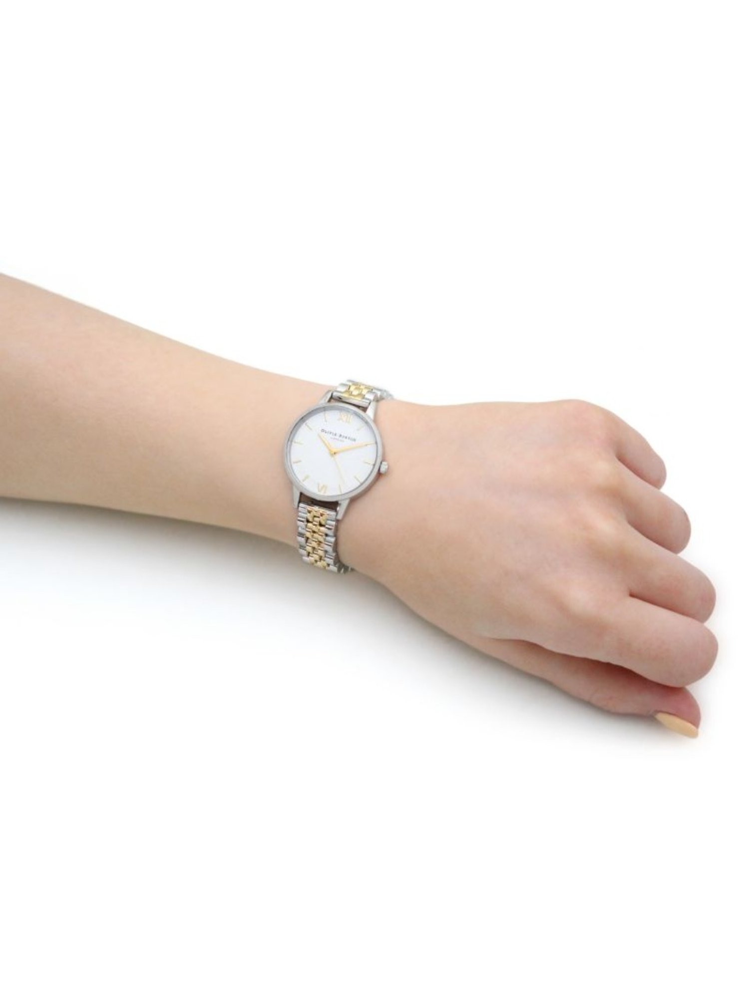 Olivia Burton OB16MDW34 White Dial Analog Watch for Women