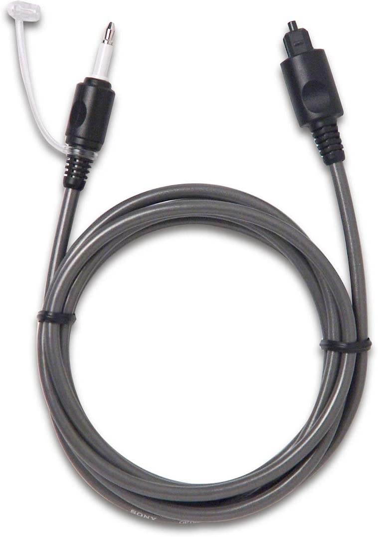 Sony POC-15AB Optical Digital Connecting Cable - Optical Rectangular Plug to Optical Mini Plug