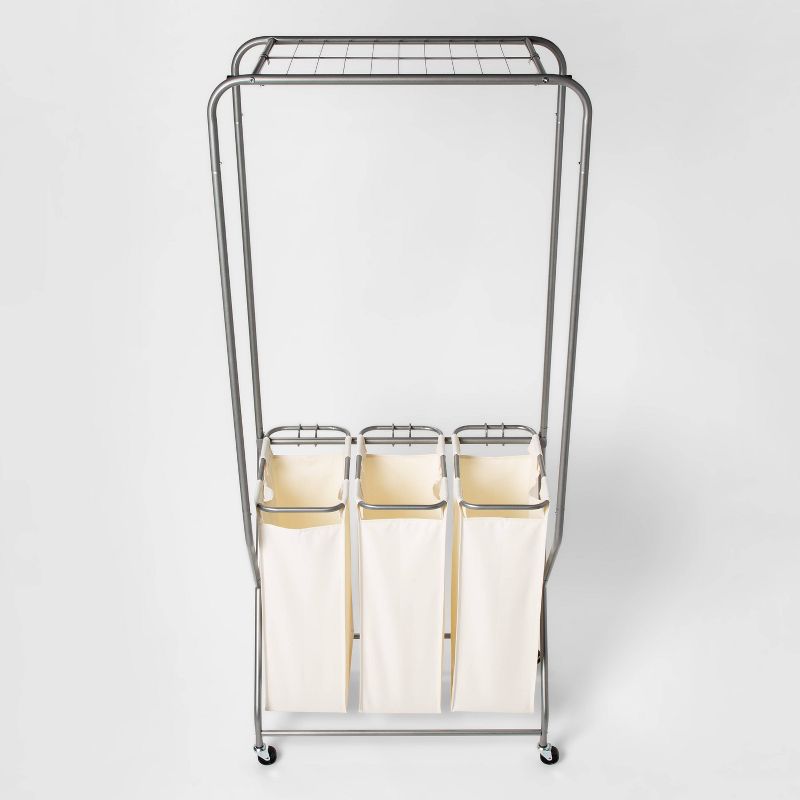 Neatfreak Easy Access Double Laundry Sorter with Folding Table