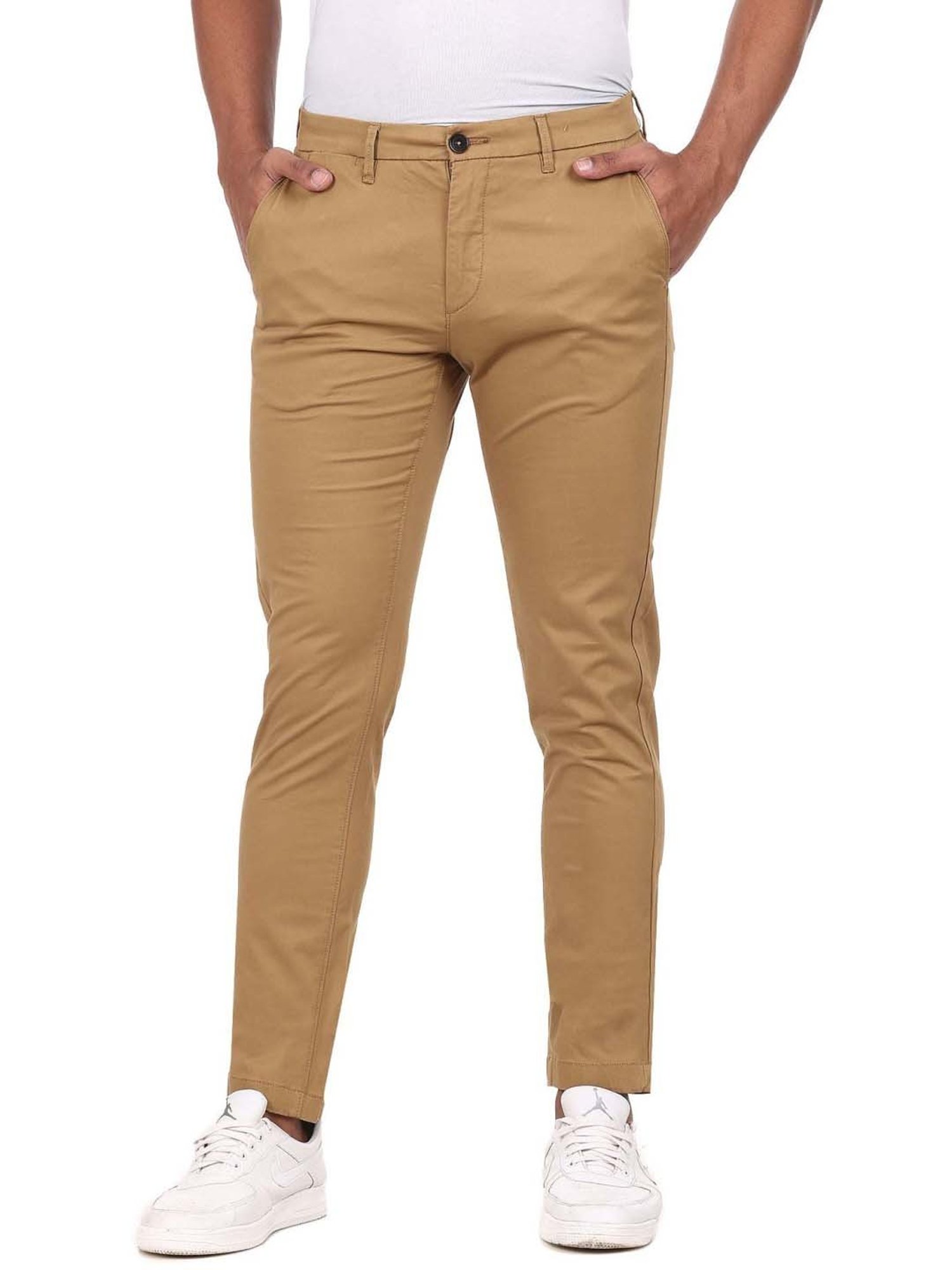 U.S. Polo Assn. Khaki Regular Fit Trousers