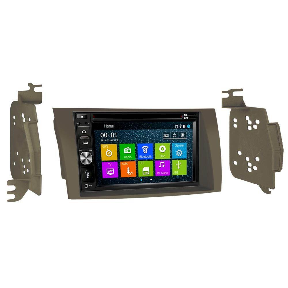 Otto Navi In Dash Navigation System DVD GPS Navigation Multimedia Radio and Dash Kit for Hyundai Sonata 2009-2010