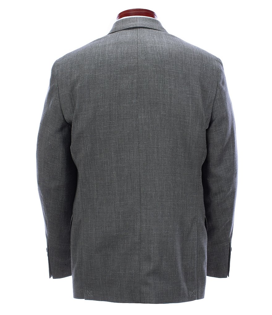 Hart Schaffner Marx Modern Fit Solid Grey Wool Blend Sportcoat