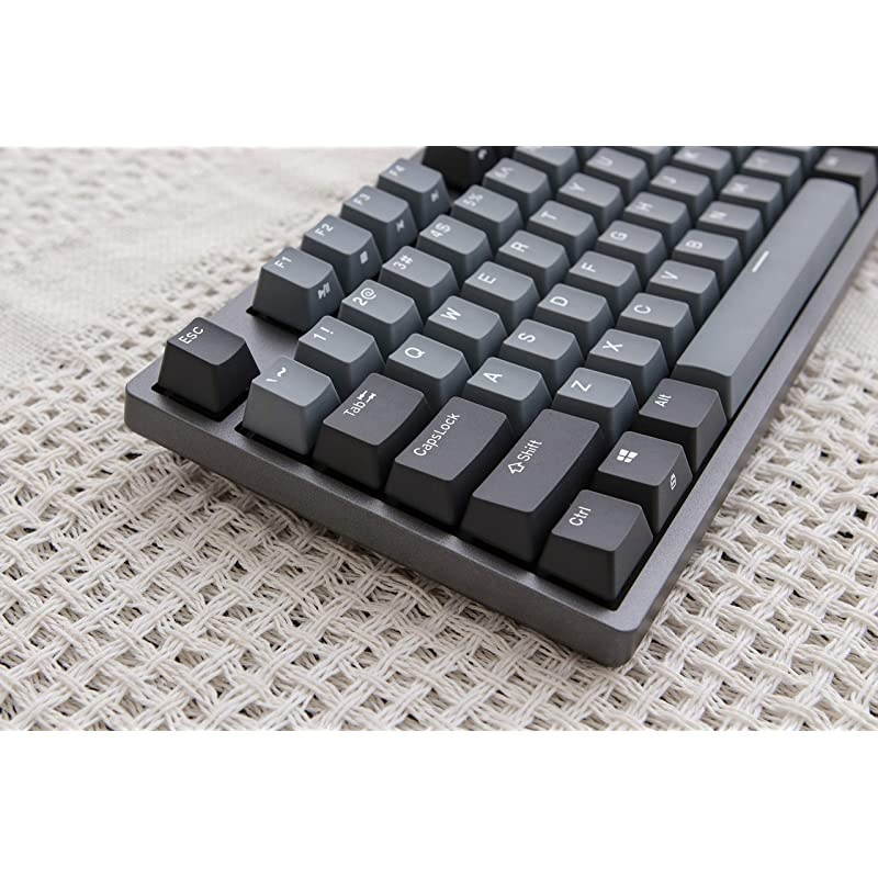 Taurus K320 TKL Mechanical Gaming Keyboard - 87 Keys - Double Shot PBT - NKRO - USB Type C (Cherry Brown, Space Grey)