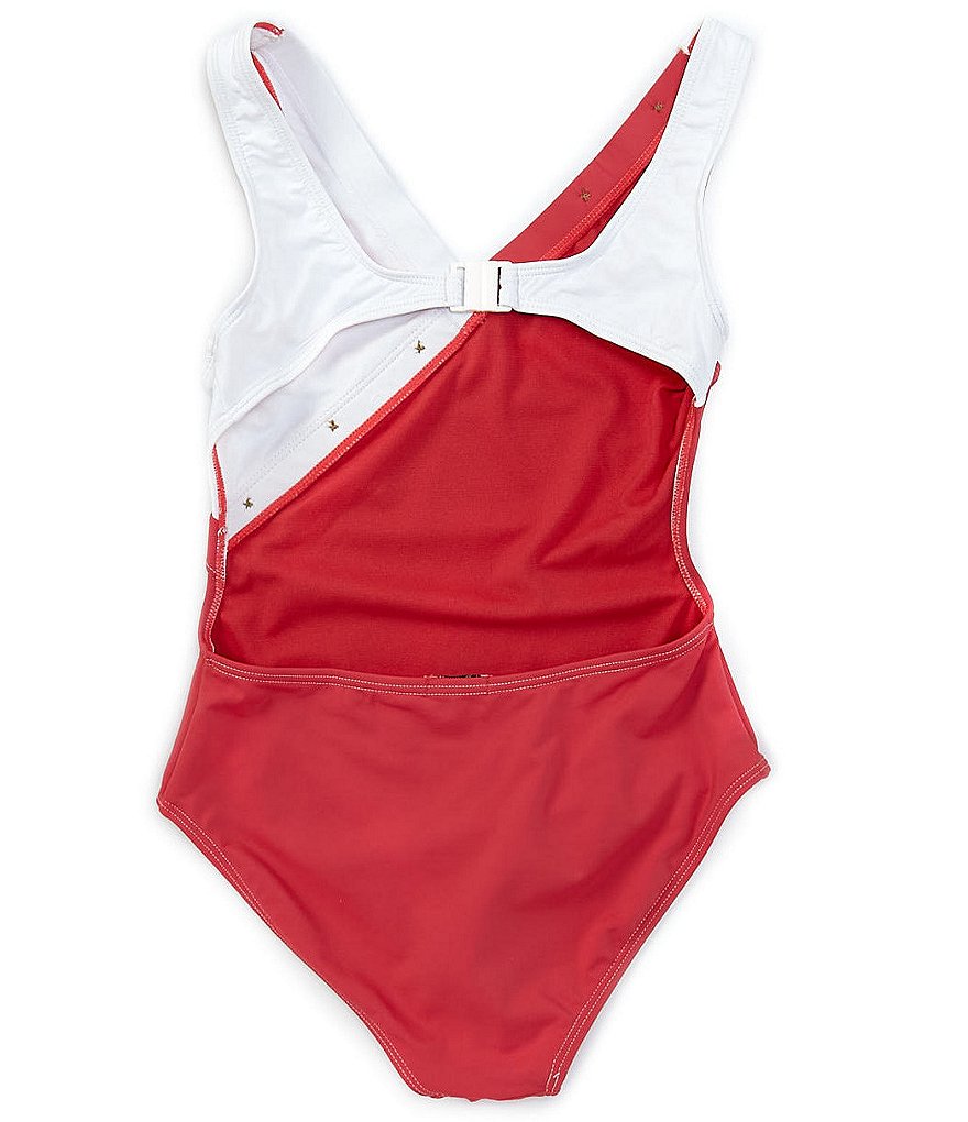 Habitual Big Girls 7-16 Colorblock One-Piece Swimsuit