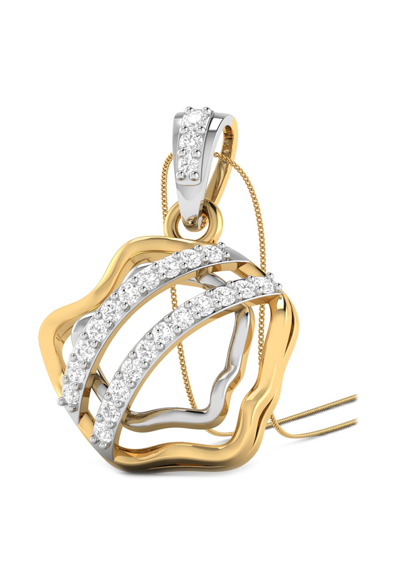 PC Jeweller Samir 22 kt Gold Pendant without Chain