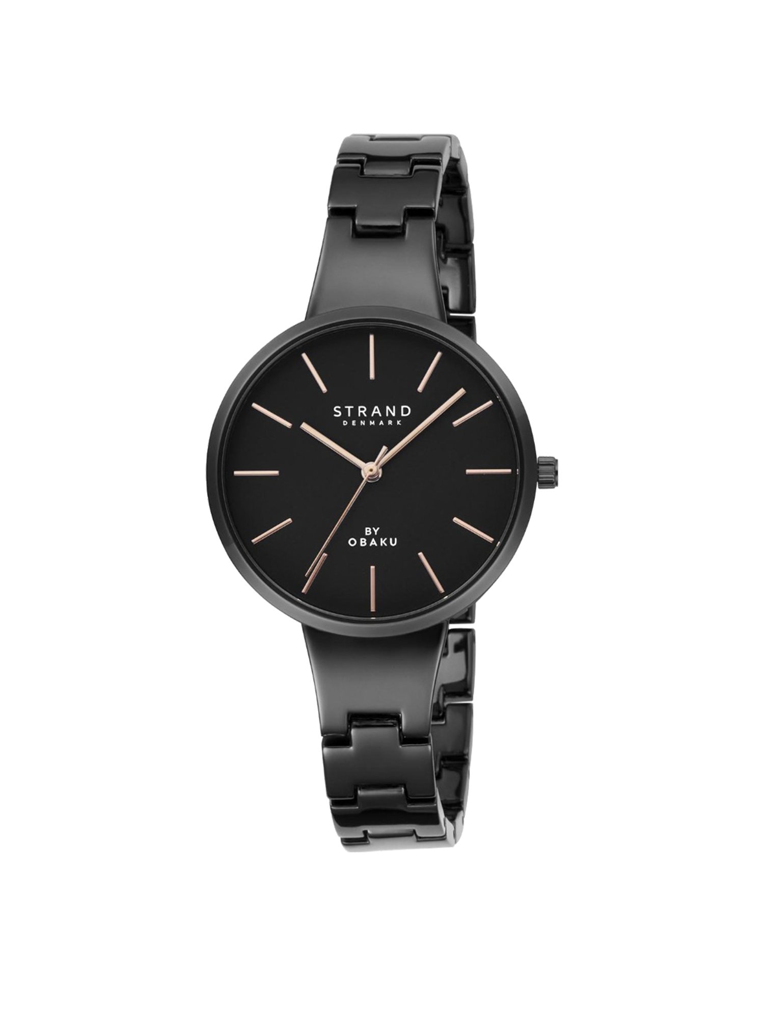 STRAND by Obaku S700LXBBSB Sunset Dark Analog Watch for Women