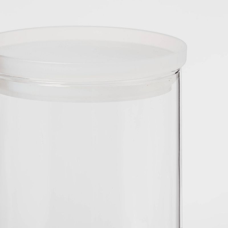 31oz Glass Large Stackable Jar with Plastic Lid - Made By Design™