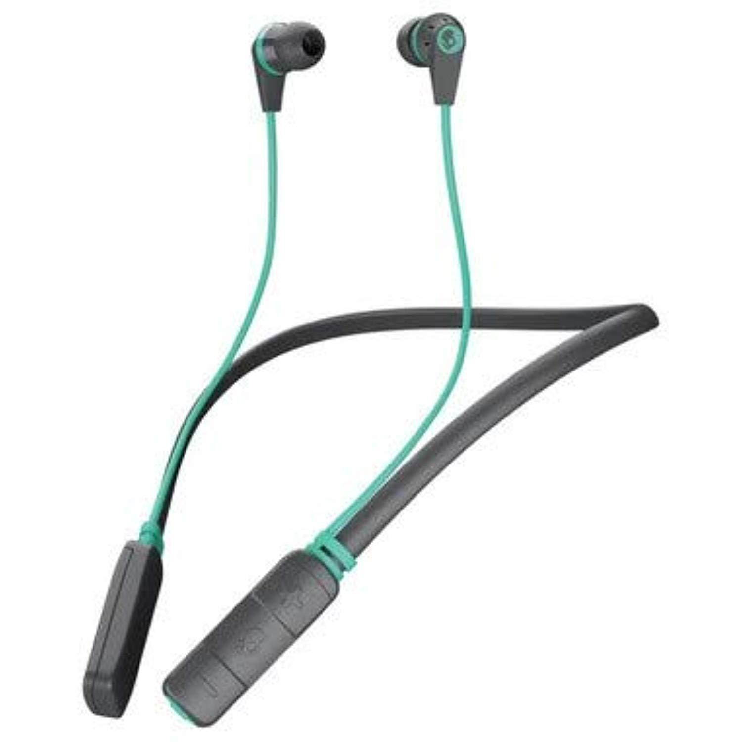 Skullcandy  S2IKW-L682  Ink'd Wireless Bluetooth In-Ear Headphones (Gray/Miami)
