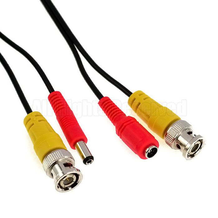 iKKEGOL 20M 66ft BNC Video DC Power Extension Cable for CCTV Camera DVR