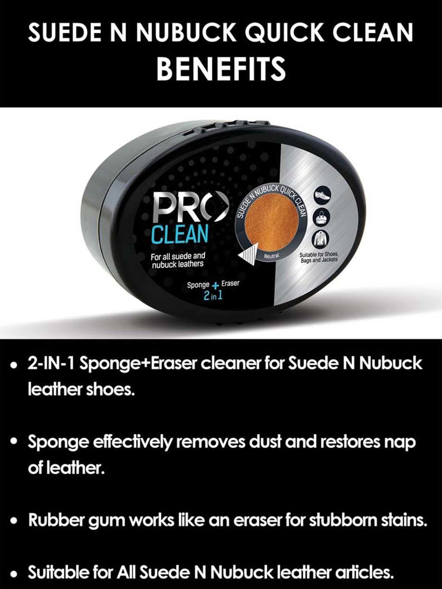 Pro Neutral Suede Buddy Combo for Suede N Nubuck Shoes