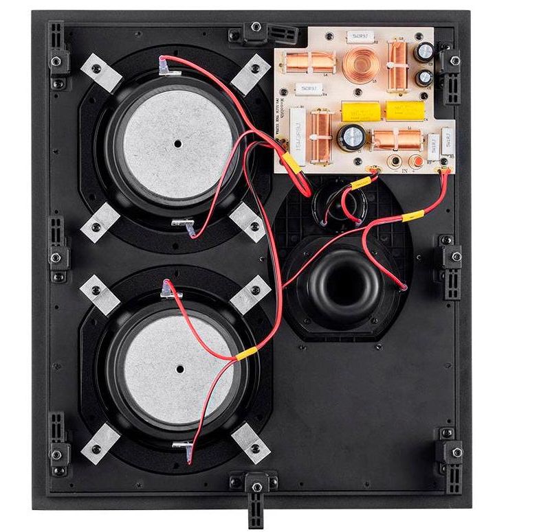 Monolith THX-LCR THX Ultra Certified 3-Way LCR In-Wall Speaker, 1in Silk Dome Tweeter With Neodymium Magnet and Copper Shorting Ring, For Home Theater