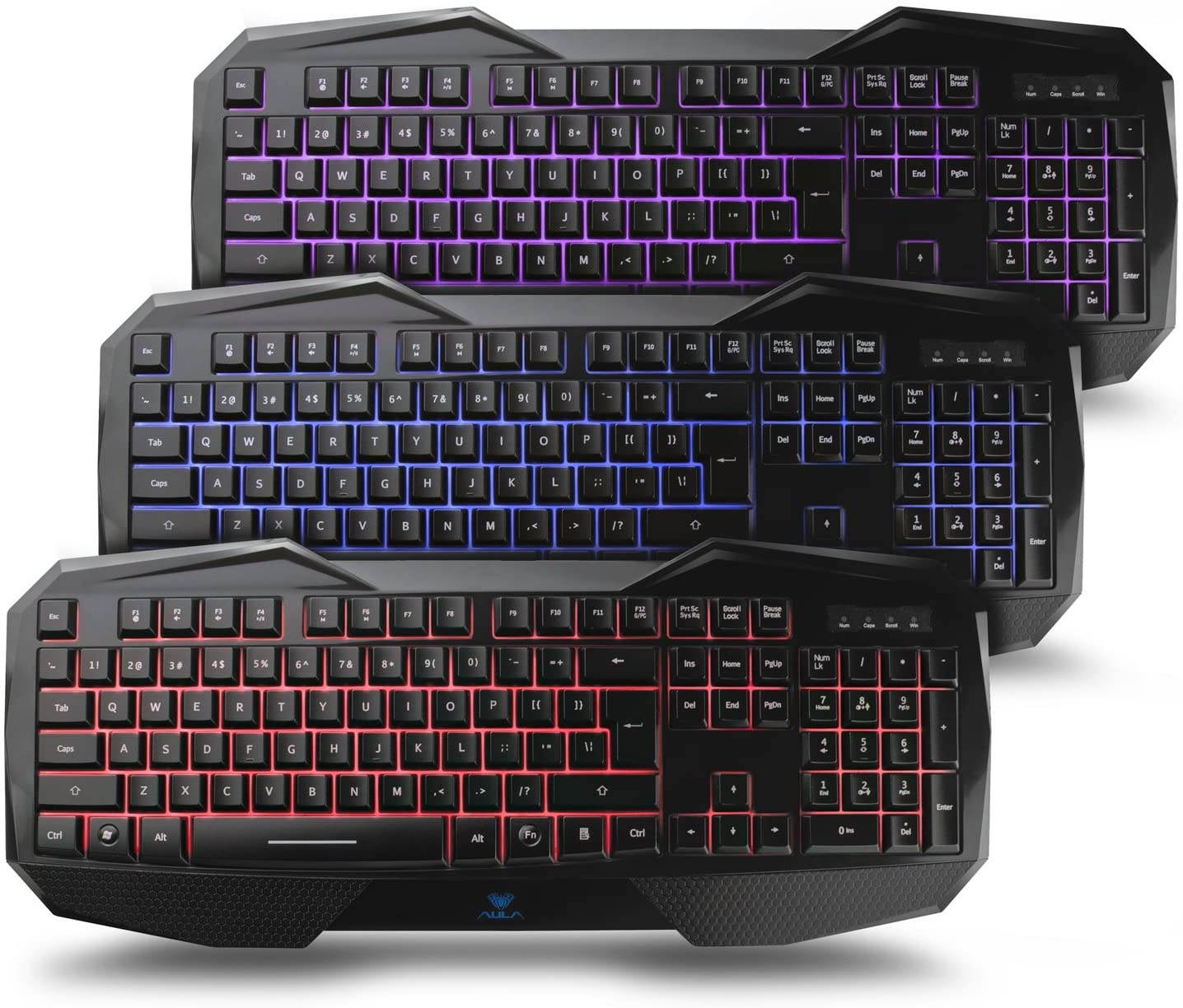 AULA LED Backlit Gaming Keyboard (3 Colorways)