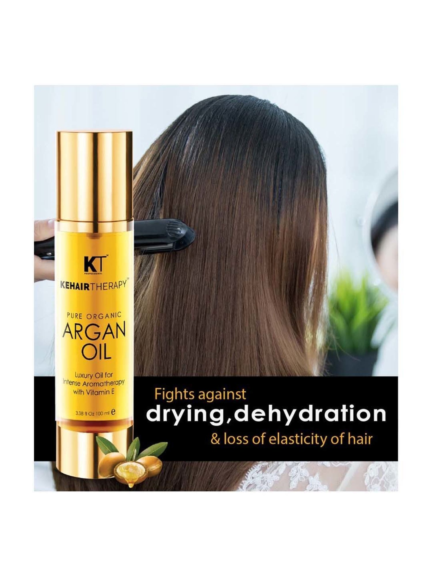KEHAIRTHERAPY PROFESSIONAL Pure Organic Argan Oil Serum - 100 ml