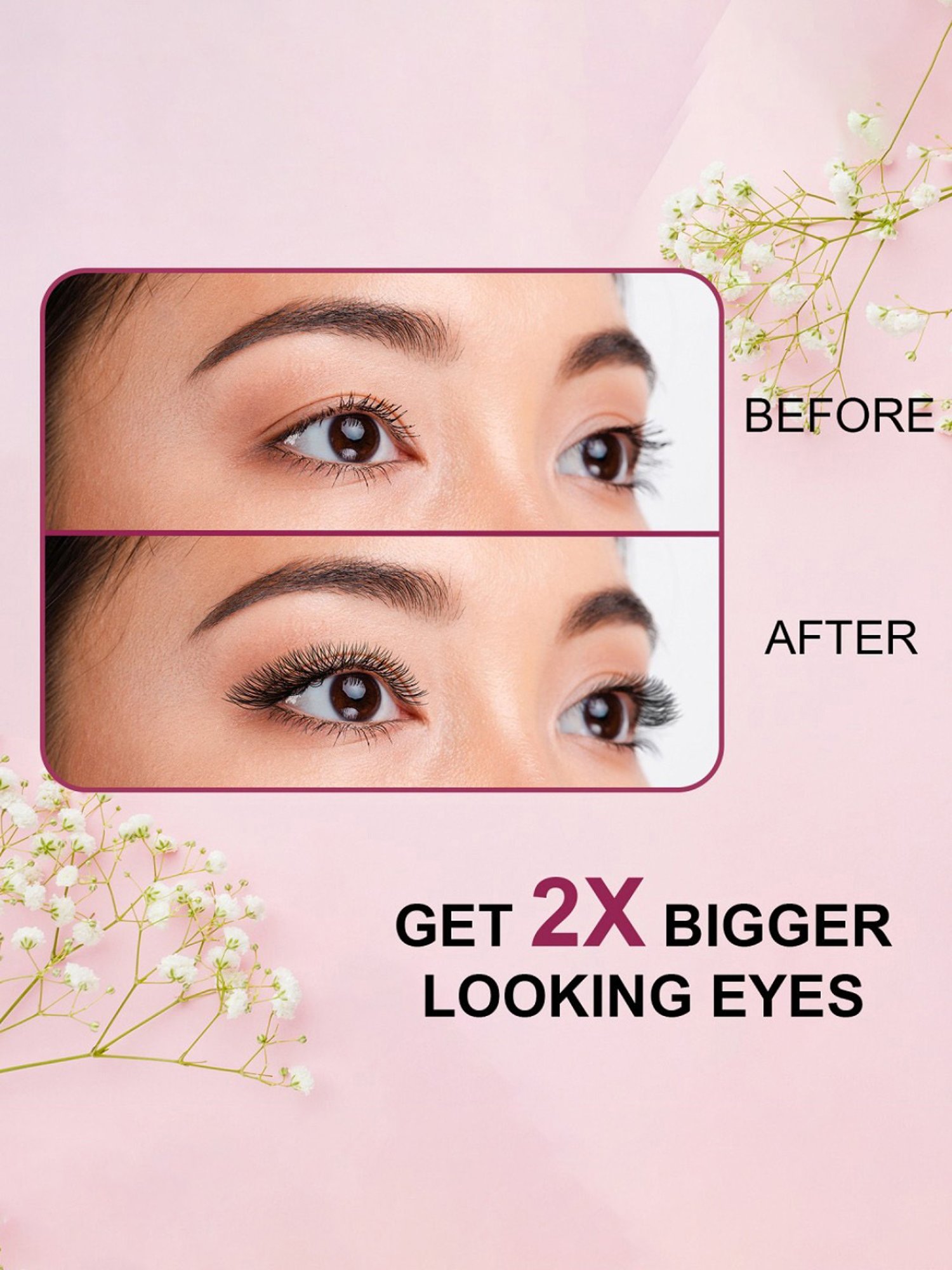 Bronson Professional 6D Fashion Eyelash 211 - Set of 5