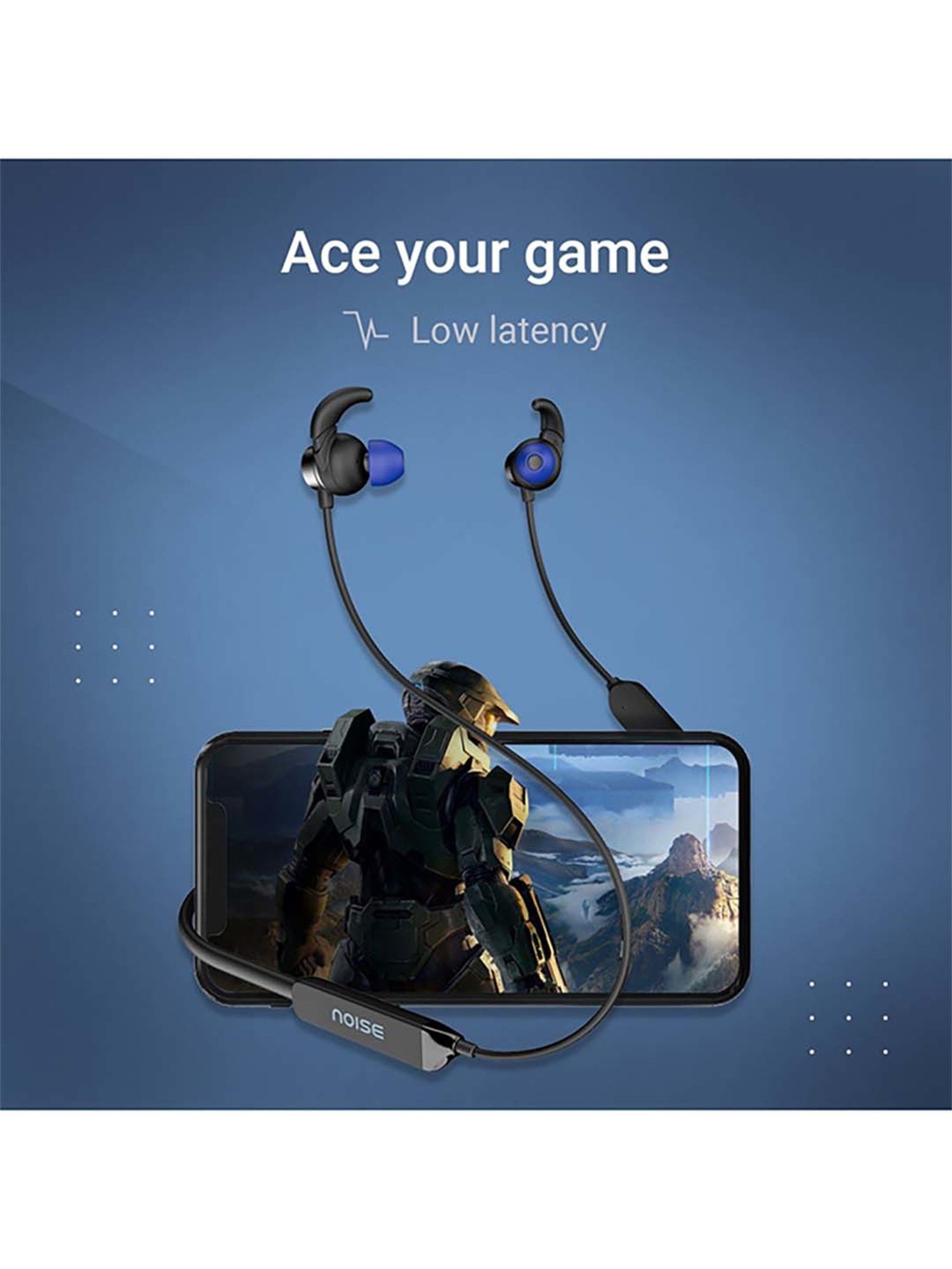 Noise Tune Active Pro Bluetooth V5.2 Bluetooth Headset (Midnight Black)