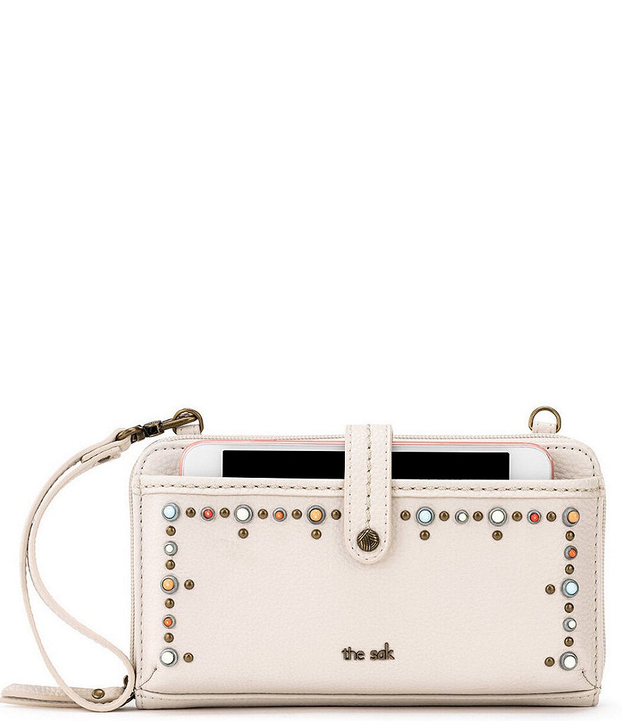 Etienne Aigner Adeline Signature Leather Wristlet Crossbody Bag