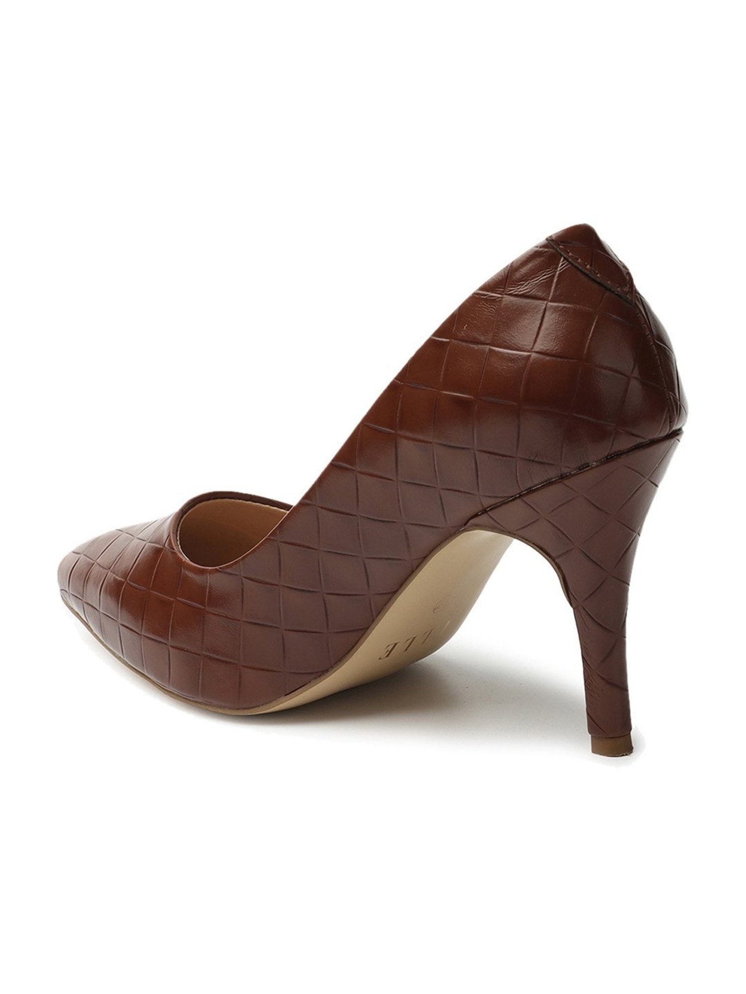 Elle Women's Brown Stiletto Pumps