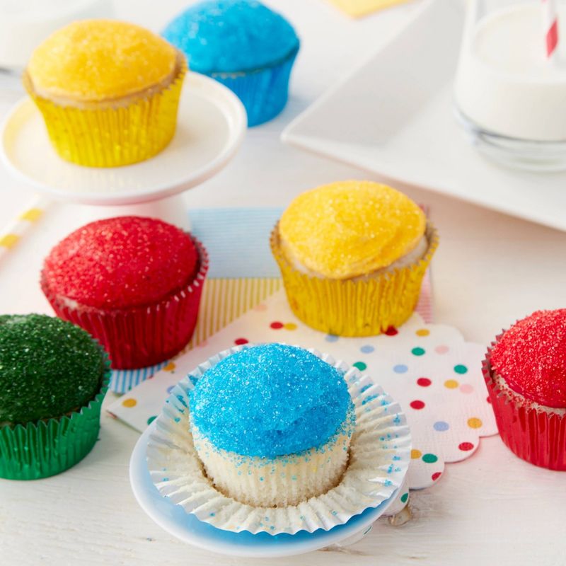 Wilton Gold, Silver and White Sugars - 3oz