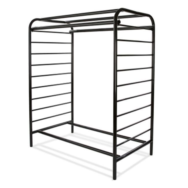 Econoco A301 - B Double Center Floor Rack - Black