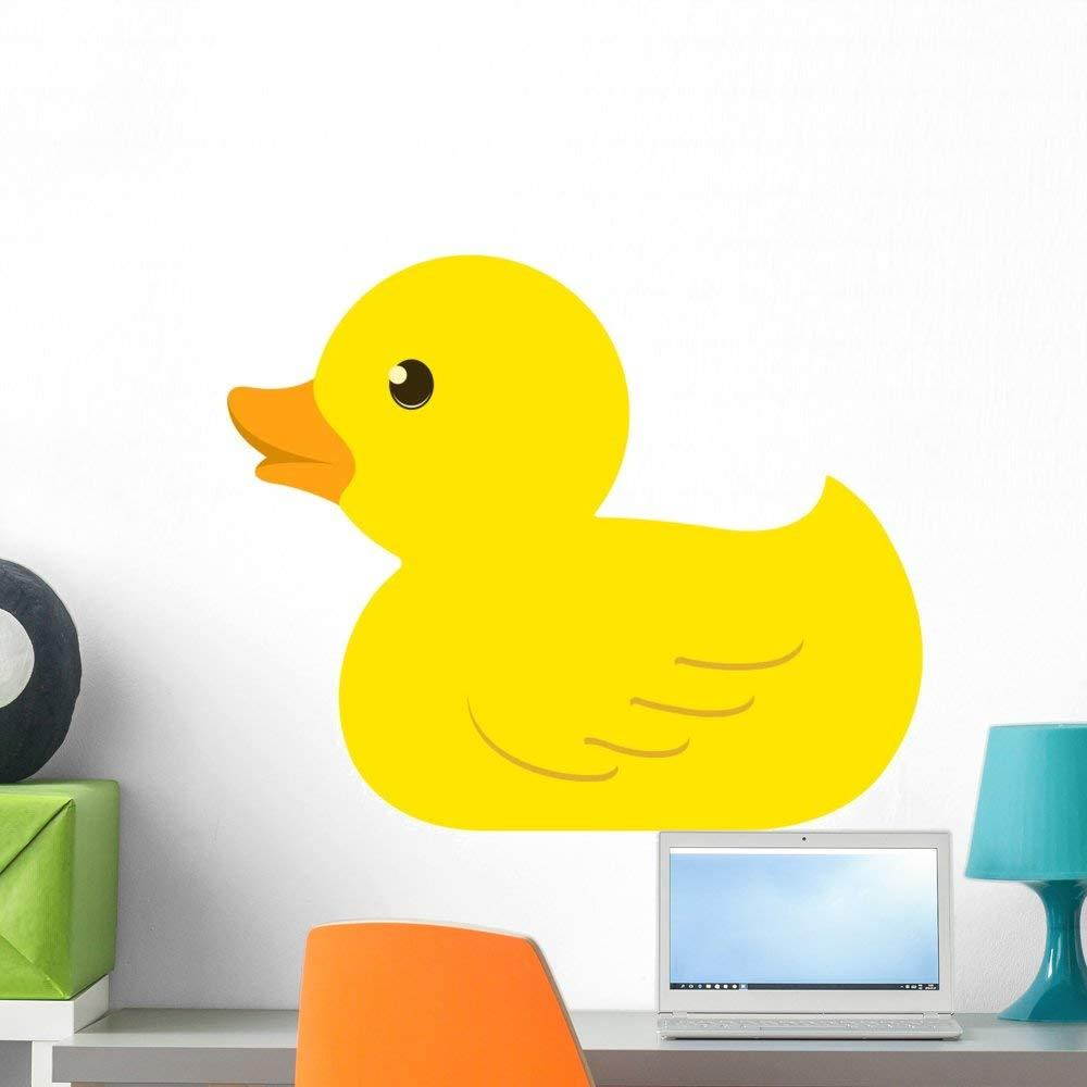 Wallmonkeys Rubber Duck Wall Decal Peel and Stick Graphic WM103814 (24 in W x 18 in H)