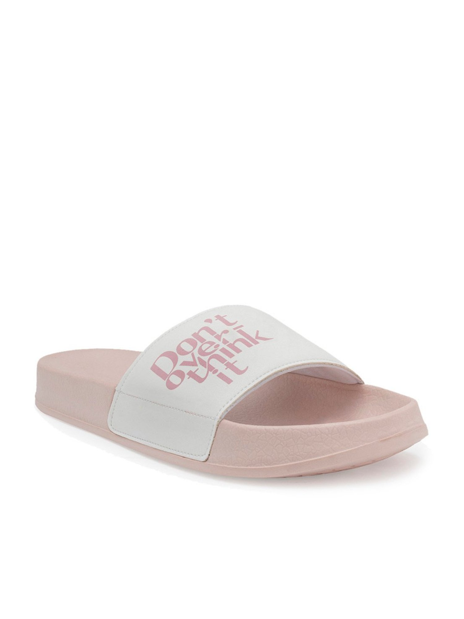 Red Tape Women's White Slides