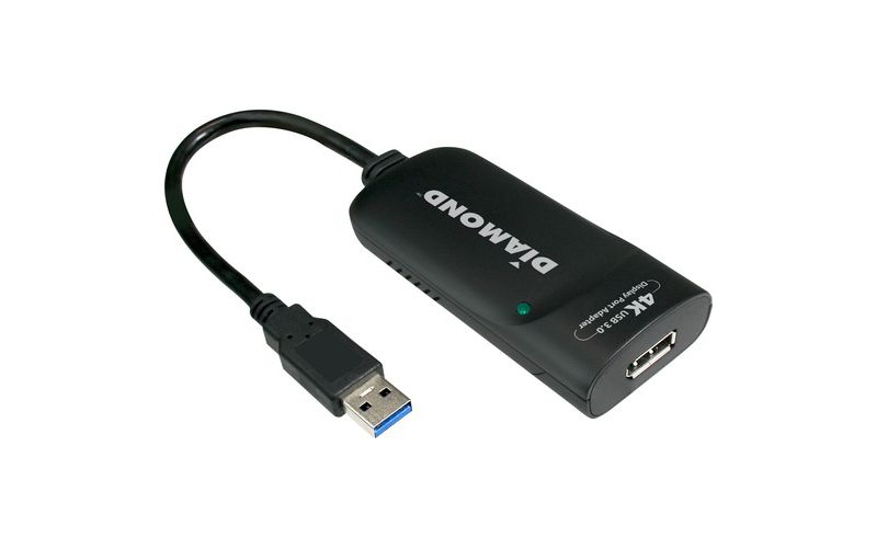 DIAMOND Multimedia USB 3.0 to Displayport 4K UHD Video Graphics Adapter - DisplayPort