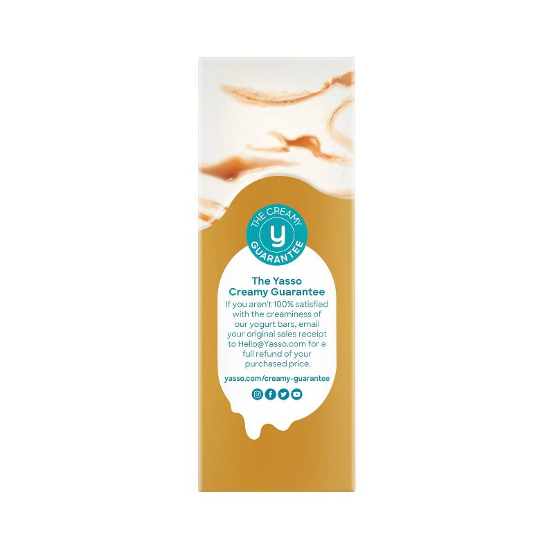 Yasso Frozen Greek Yogurt - Sea Salt Caramel Bars - 4ct