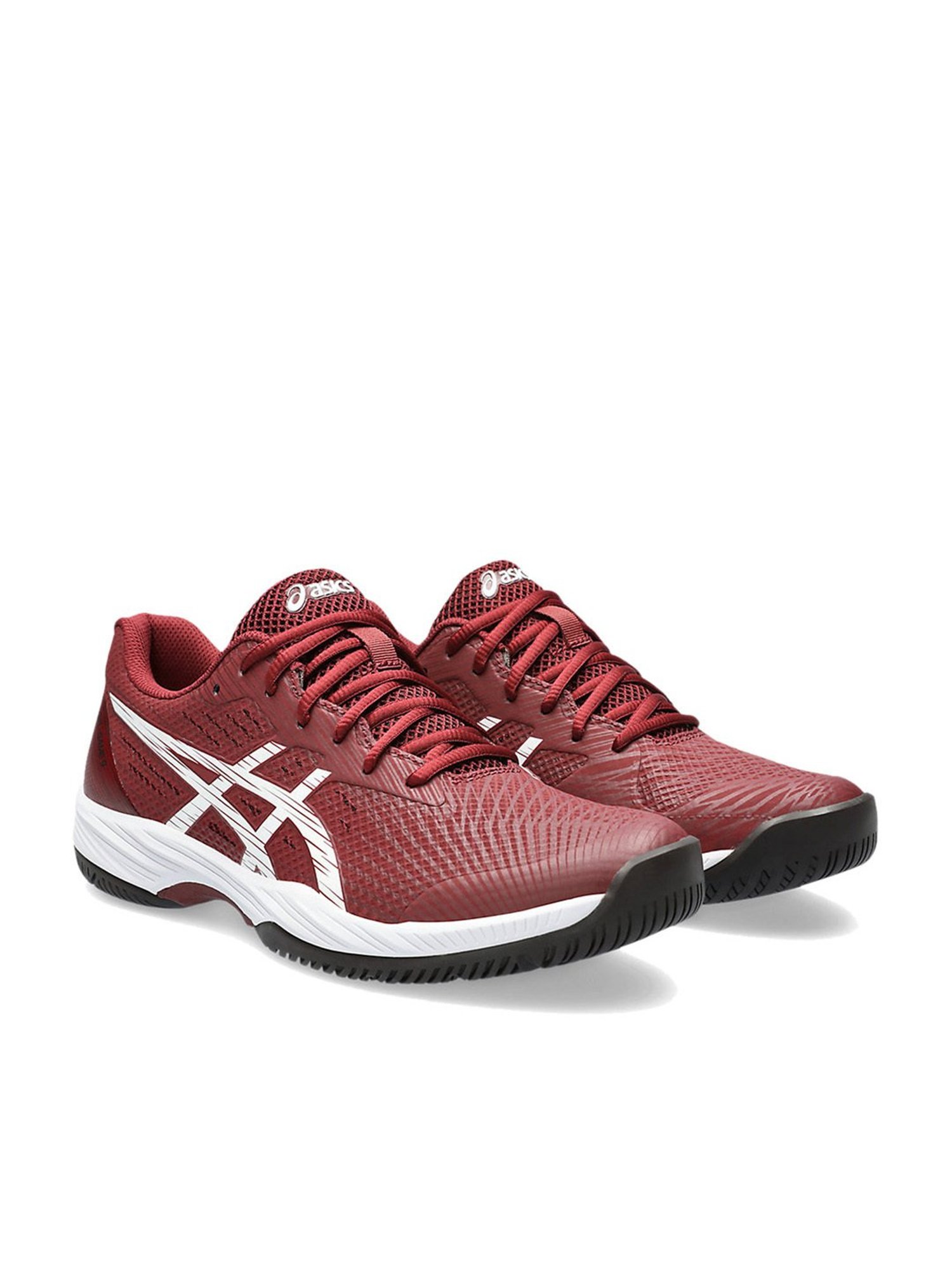 Asics Men's GEL-Game 9 Maroon Tennis Shoes