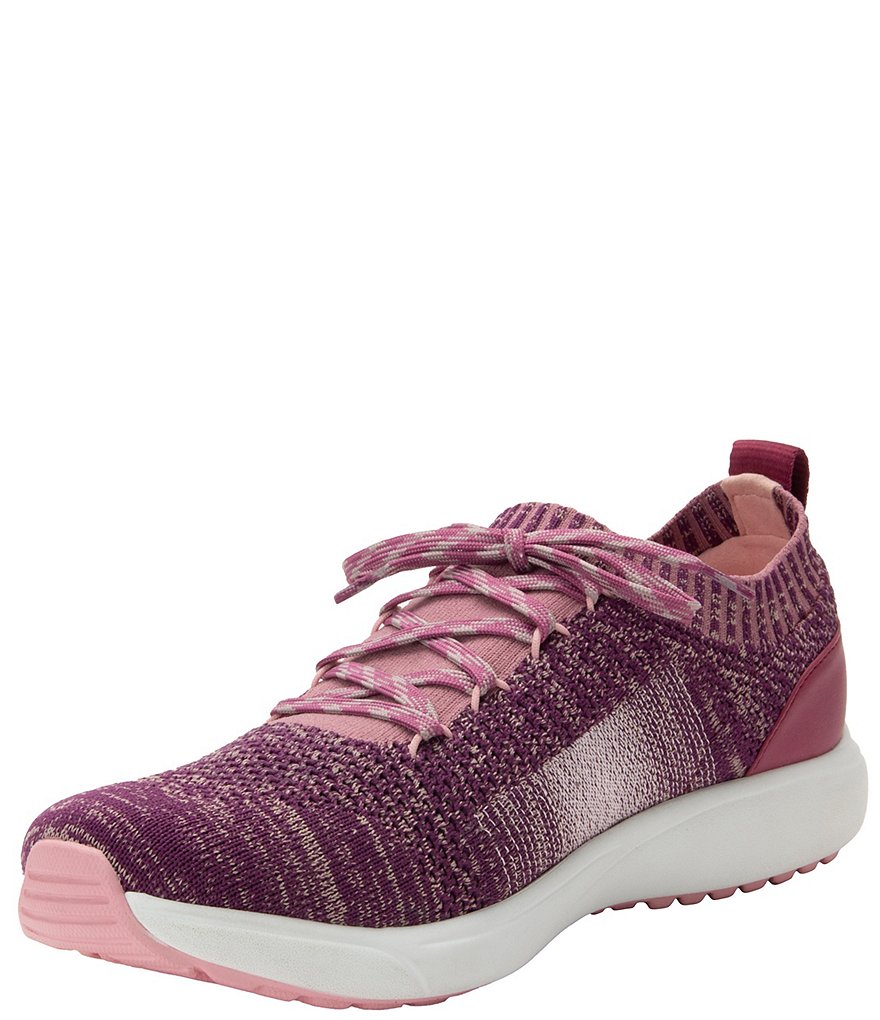 Traq by Alegria Peaq Dream Fit Knit Lace-Up Pedometer Sneakers