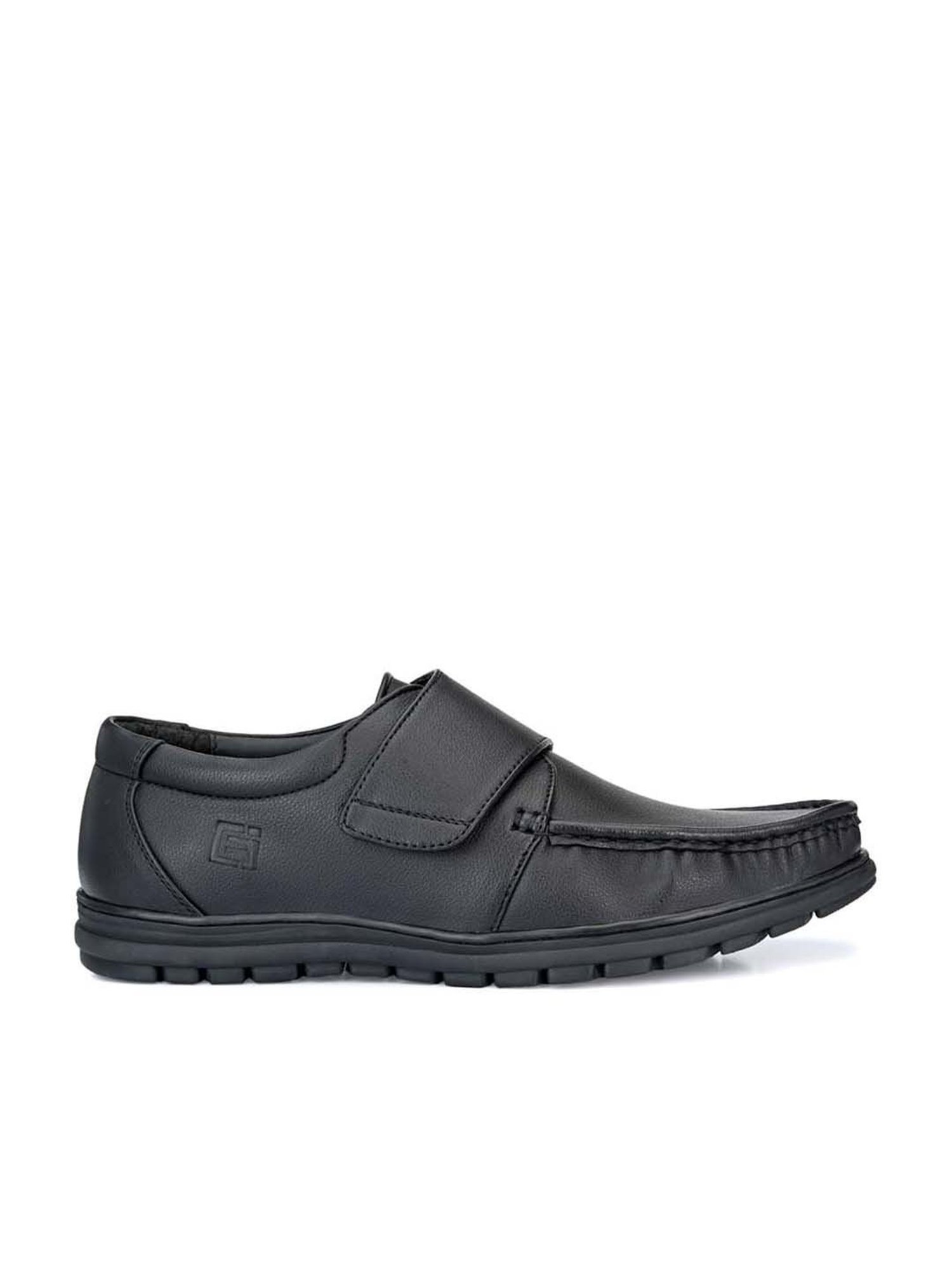 Eego Italy Men's Black Formal Loafers