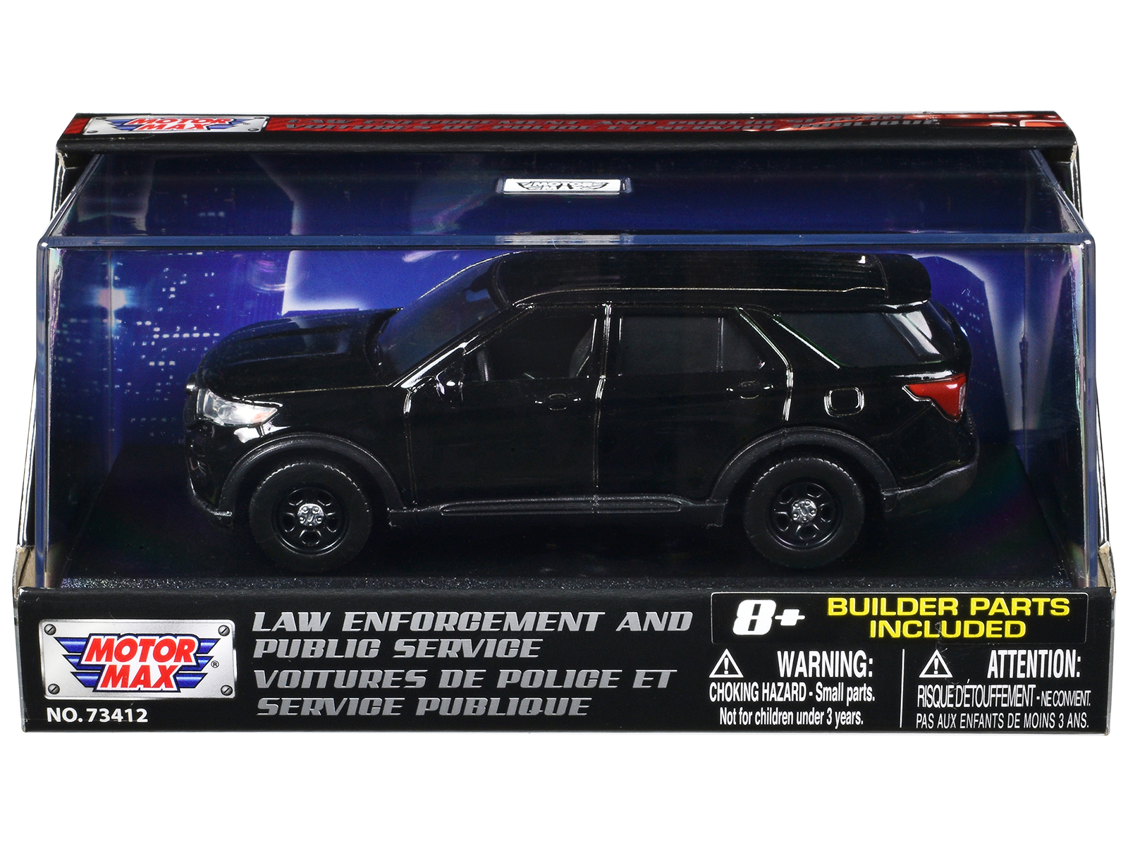 2022 Ford Police Interceptor Utility "RCMP (Royal Canadian Mounted Police)" White "Law Enforcement and Public Service" Series 1/43 Diecast Model Car by Motormax