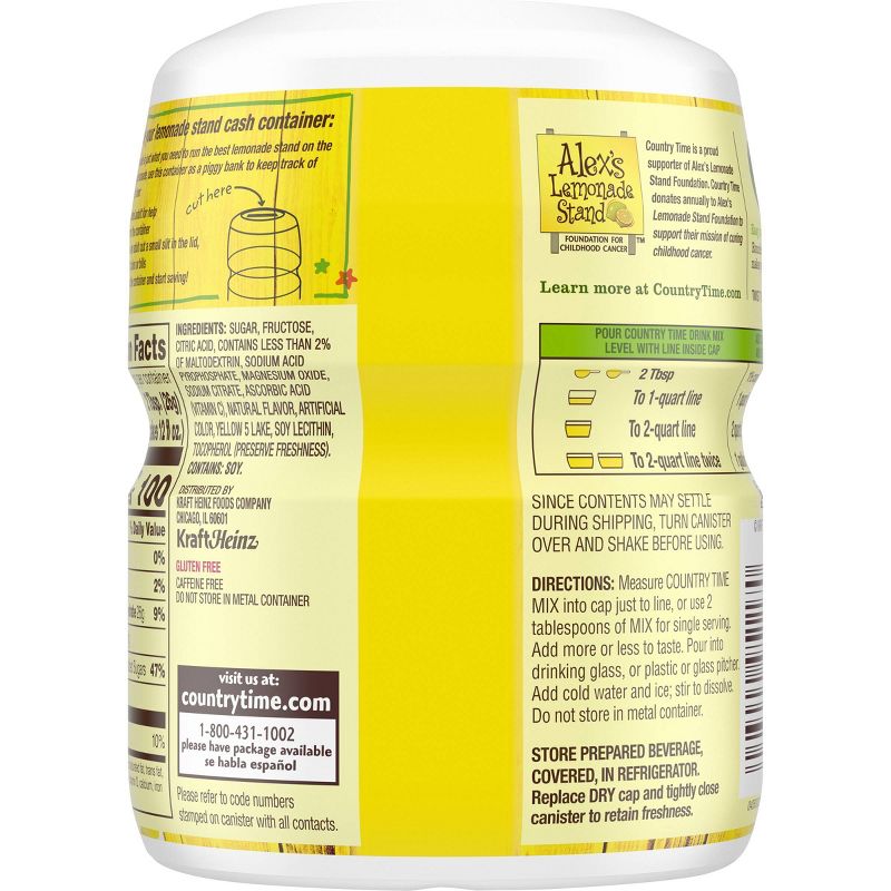 Country Time Lemonade Drink Mix - 19oz Canister