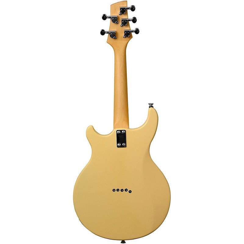 Gold Tone GME-5/L Electric Solidbody 5-String Mandolin For Left Hand Players Cream Gloss