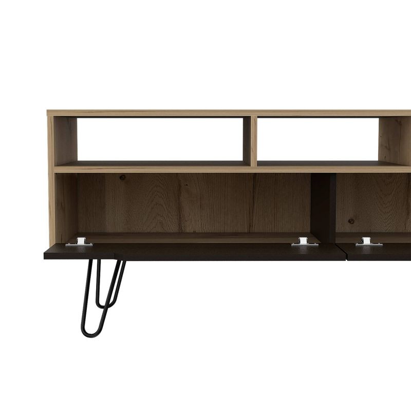 Aster 2 Door Media Console Table Light Wood - RST Brands