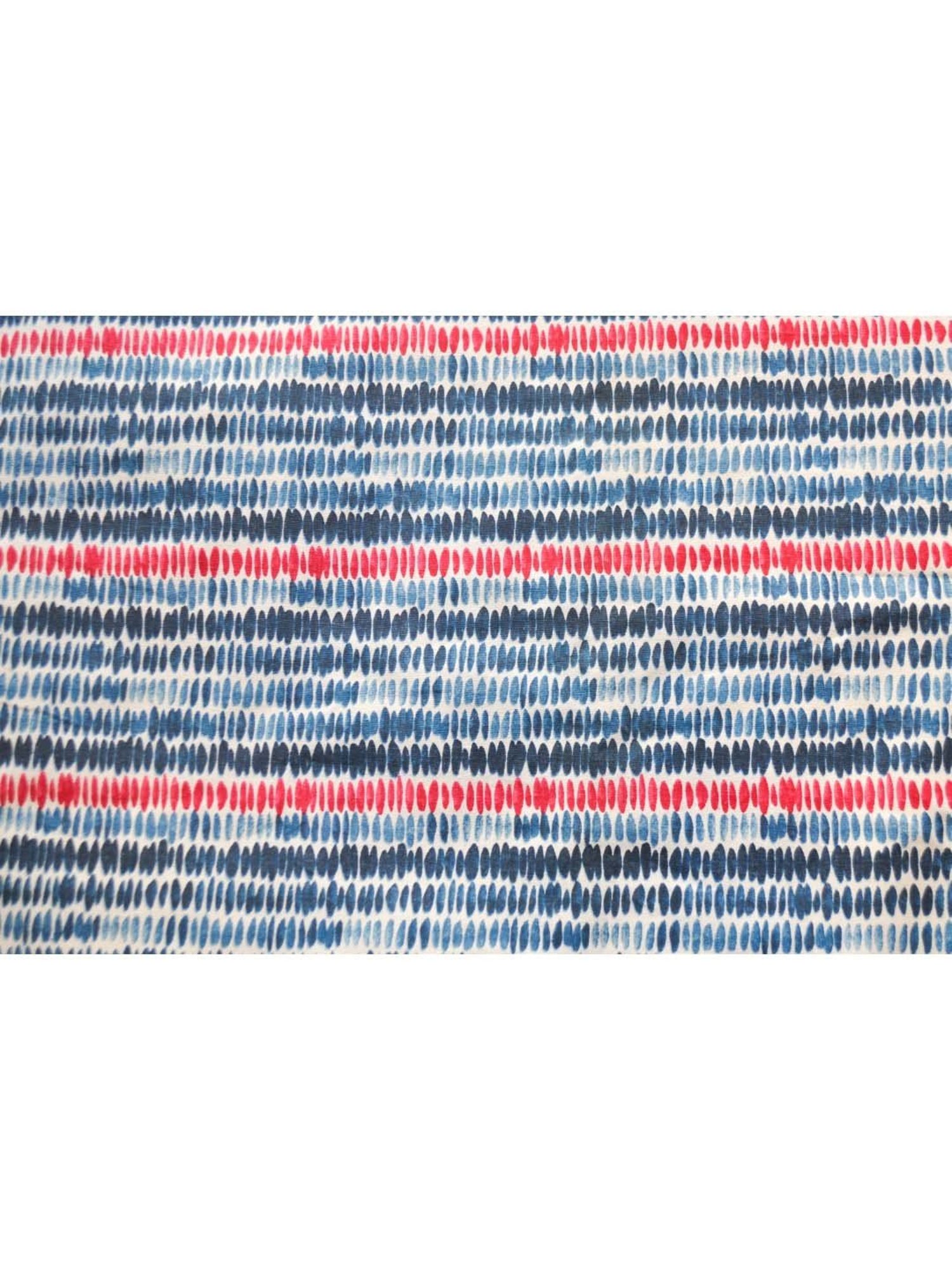 The Baby Atelier Red & Blue Brushstrokes Organic Junior Queen Bed Cover