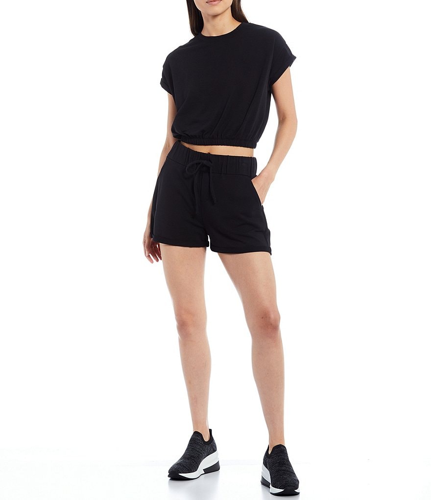 Gianni Bini Alex French Terry Knit Pull-On Coordinating Sweat Shorts