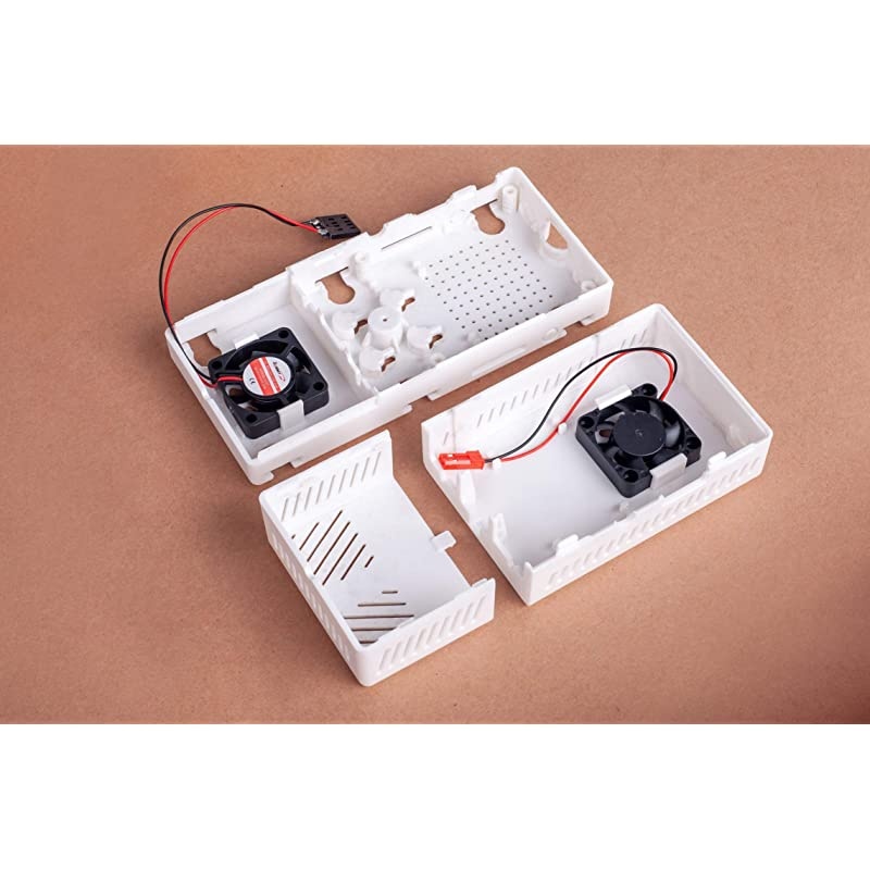 V3 Case Dual Fans for Stratux ADS-B Kit Fits AHRS Module and GPYes (Clear)