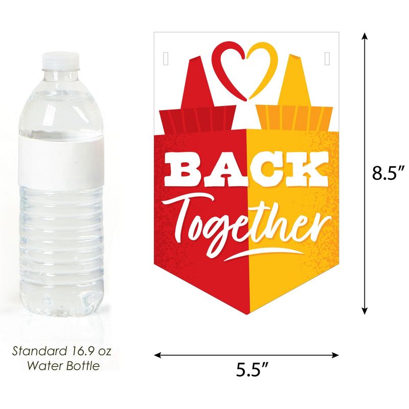 Big Dot of Happiness Missed You BBQ - Backyard Summer Picnic Party Bunting Banner - Party Decorations - We Missed You, Let's Have A BBQ