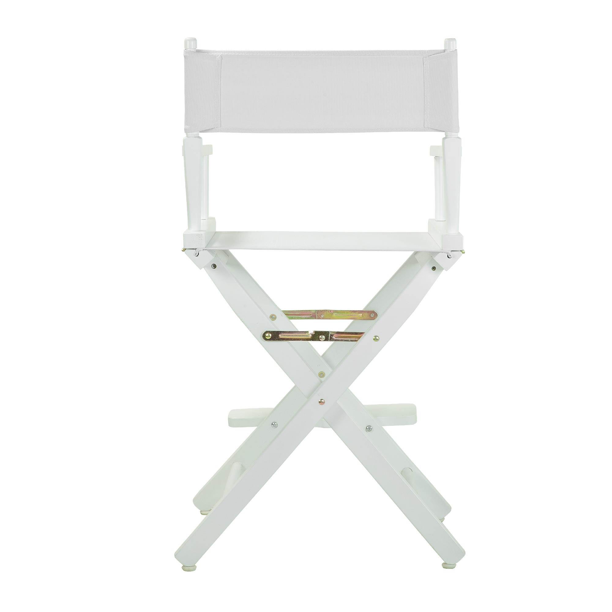 Casual Home 220-01-021-29 24 in. Directors Chair White Frame with White Canvas