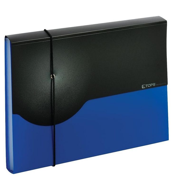 Globe-Weis Expanding File Letter Size 7-Pocket Blue (67440BLU) 86781