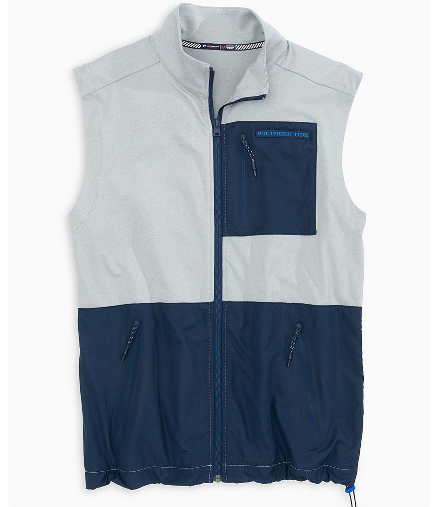 Southern Tide Sea Foam Performance Full-Zip Vest