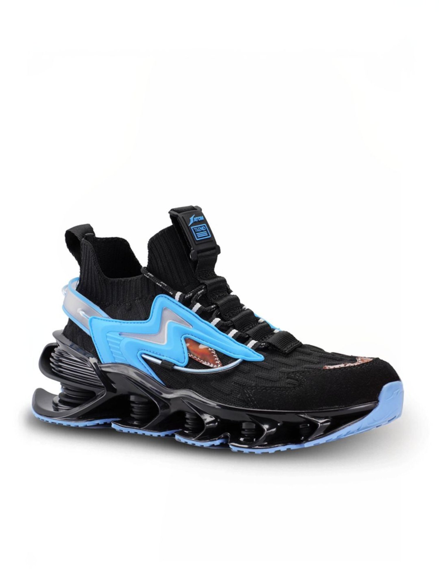 Atom Men's Spring Edge Alpha 1 Black Running Shoes