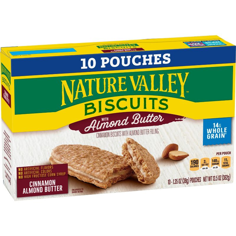 Nature Valley Biscuits with Almond Butter - 10ct